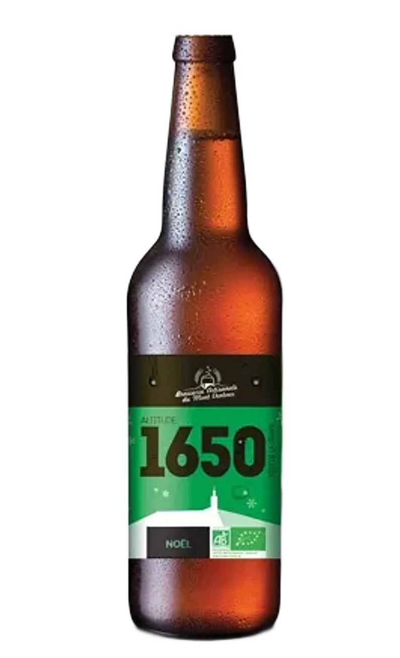 Bouteille de la bière d’hiver Altitude 1650, La Tête de la Grave