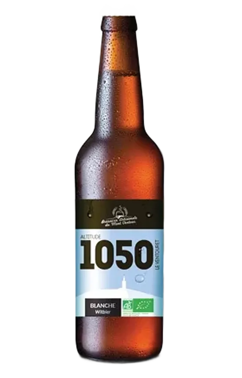 Bouteille de la bière blanche Altitude 1050, Le Ventouret